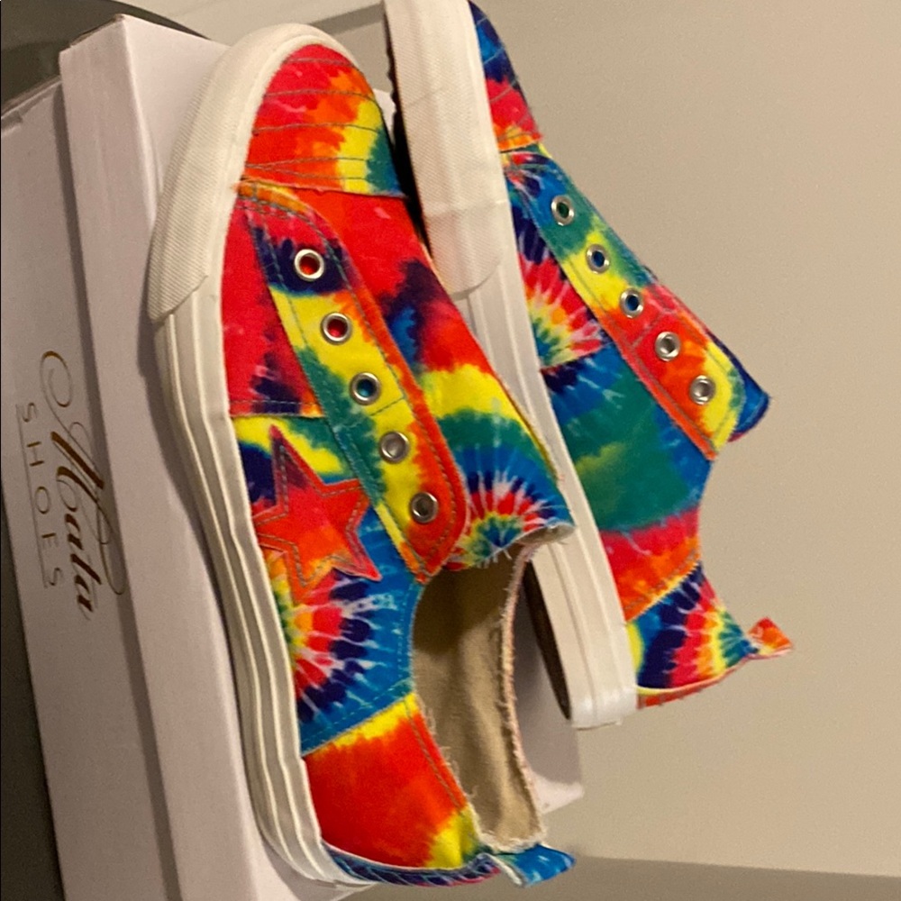 New Tie-Dye Slip-On Shoes